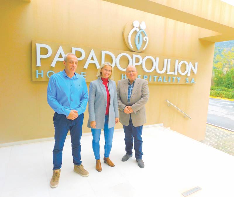 Γερμανικό γραφείο ιατρικού τουρισμού στην Καλαμάτα με πρόσκληση από το "Παπαδοπούλειον"