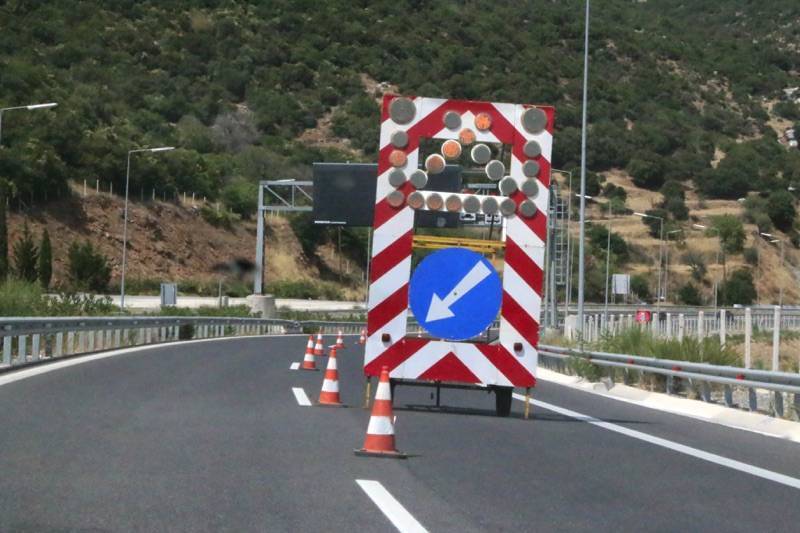 Κυκλοφοριακές ρυθμίσεις σε τμήμα του αυτοκινητόδρομου