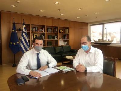 Συνάντηση Νίκα με Σκρέκα: Δέσμευση για φυσικό αέριο σε Καλαμάτα