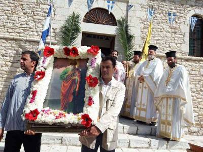 Ο Αριστομένης γιόρτασε τον Αγιο Ιωάννη
