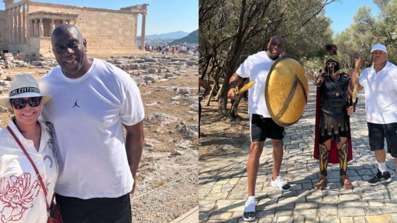 Τηλεφώνημα έκπληξη του Κυριάκου Μητσοτάκη στον Μάτζικ Τζόνσον - «Η Ελλάδα σου αλλάζει τη ζωή» έγραψε ο Αμερικανός σταρ