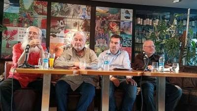 Παρουσιάστηκε το νέο μυθιστόρημα του Παναγιώτη Γιαννουλέα