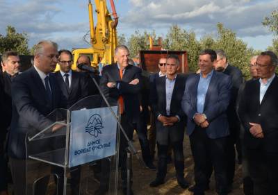 Ο Πτωχός στην τελετή θεμελίωσης νηπιαγωγείου Παράλιου Αστρους