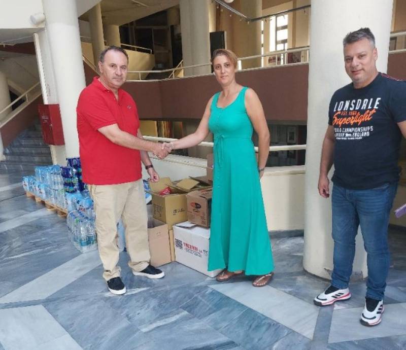 Δράση στήριξης των πλημμυροπαθών στο 1ο Δημοτικό Καλαμάτας