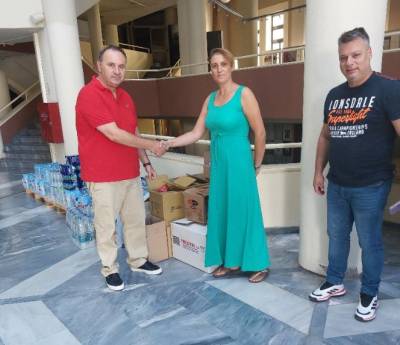 Δράση στήριξης των πλημμυροπαθών στο 1ο Δημοτικό Καλαμάτας