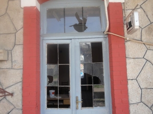 Βανδαλισμοί στο σταθμό της Καλαμάτας