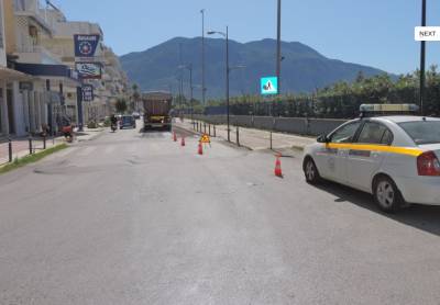 Ξεκίνησαν ασφαλτοστρώσεις σε δρόμους της Καλαμάτας