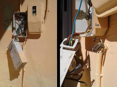 Εκλεψαν καλώδια φωτισμού απο το 1ο Λύκειο Μεσσήνης