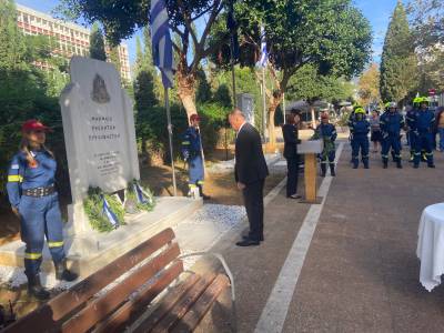 Καλαμάτα: Επιμνημόσυνη δέηση για τους πεσόντες πυροσβέστες