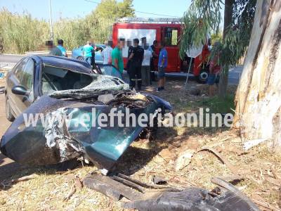 Τροχαίο με τραυματισμό στο δρόμο Κυπαρισσίας - Καλού Νερού