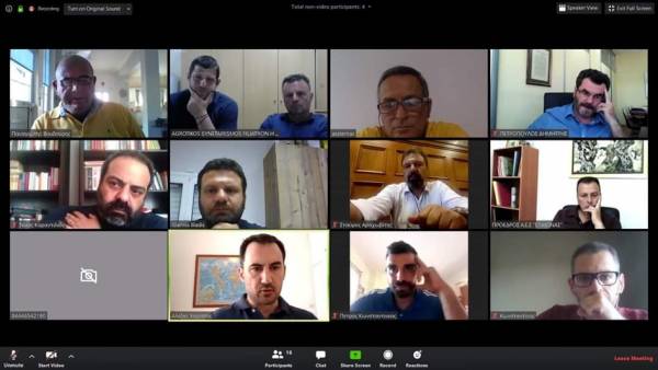 Τηλεδιάσκεψη ΣΥΡΙΖΑ Μεσσηνίας για τον αγροτικό τομέα