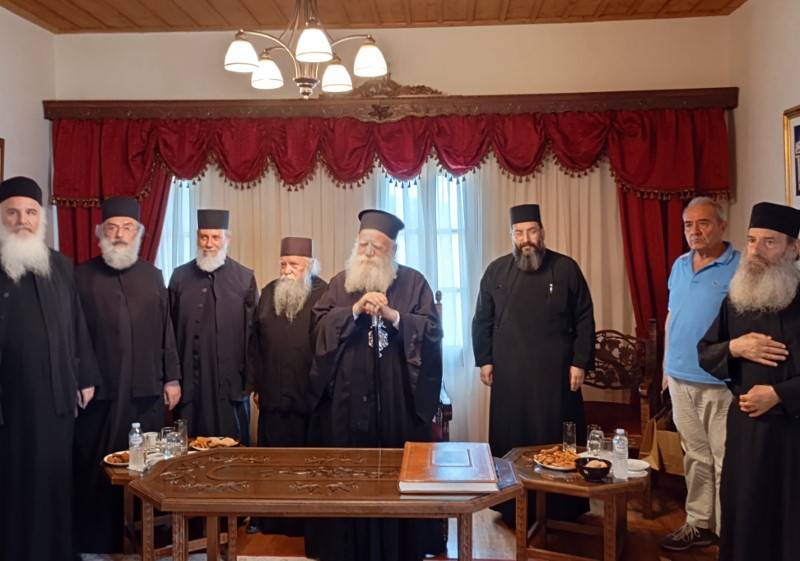 Ο Μητροπολίτης Κυθήρων στη Μονή Βουλκάνου