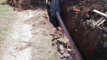 Τέλος αποχέτευσης σε Χώρα και Ρωμανού