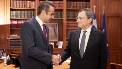 Συνάντηση Μητσοτάκη - Ντράγκι σήμερα στη Ρώμη