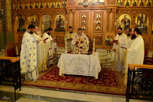 Λειτουργία του μητροπολίτη Μεσσηνίας Χρυσόστομου στους Ταξιάρχες