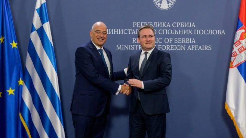 Συνομιλίες Δένδια στο Βελιγράδι με τον Σέρβο ομόλογό του