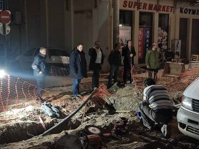 Καλαμάτα: Αντικαταστάθηκε αγωγός ύδρευσης στη Σταδίου