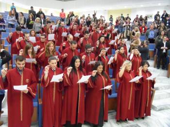 Ορκίστηκαν 41 απόφοιτοι Λογιστικής και Χρηματοοικονομικής στο ΤΕΙ Καλαμάτας (βίντεο και φωτογραφίες)