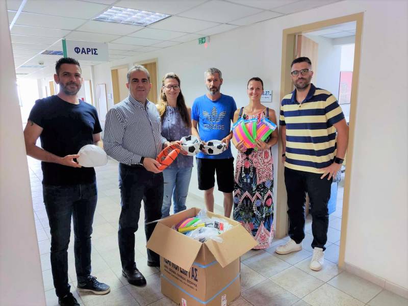 Παράδοση Αθλητικού Υλικού στα ΚΔΑΠ Δήμου Καλαμάτας