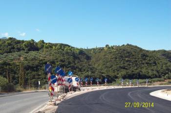 Ολοκληρώνονται τα έργα στην στροφή Αρκουδέα