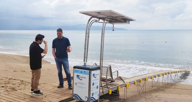 Τοποθετήθηκε Seatrac στην παραλία της Μπούκας