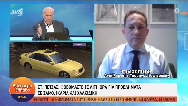 Πέτσας για τα προβλήματα από την κακοκαιρία Μπάλλος: Δεν είχαν καθαριστεί τα φρεάτια σε πολλές περιοχές (Βίντεο)