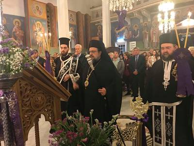 Στην εκκλησία της Ανάληψης χοροστάτησε ο μητροπολίτης Μεσσηνίας