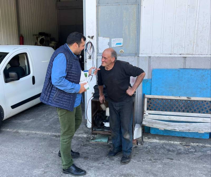 Επίσκεψη Παν. Αδαμόπουλου στο Βιοτεχνικό Πάρκο Καλαμάτας