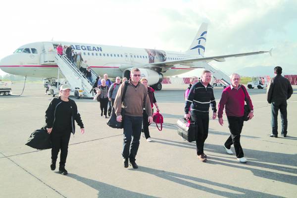 Αύξηση αφίξεων 12,7% ξένων τουριστών στο αεροδρόμιο της Καλαμάτας