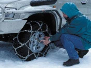 Μόνο με αντιολισθητικές αλυσίδες η κυκλοφορία και στον Ταΰγετο
