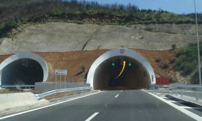 Κλειστός ο κλάδος προς Αθήνα της σήραγγας Ραψομάτη