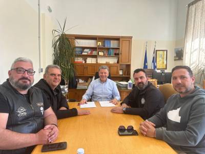 Συνάντηση Αναστασόπουλου με μέλη της Μοτοσυκλετιστικής Ομοσπονδίας