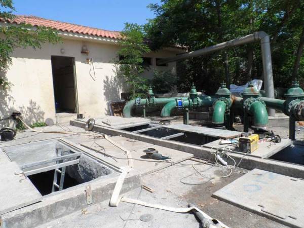 Εκσυγχρονισμός στο αντλιοστάσιο του Νέδοντα