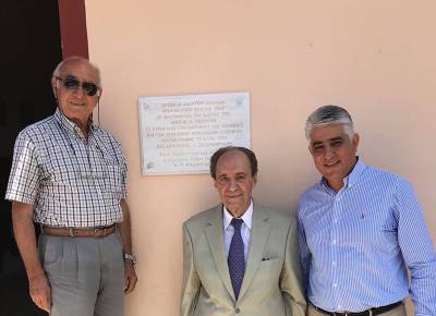 Αποκαλυπτήρια μαρμάρινης πλάκας για τον Ι. Κωστάκη στο Δημοτικό Σχολείο Μεθώνης