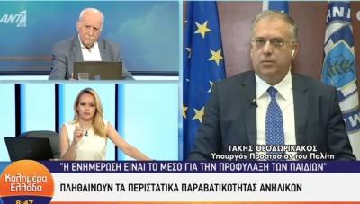 Θεοδωρικάκος: Υπάρχει έξαρση της παραβατικότητας των ανηλίκων (Βίντεο)