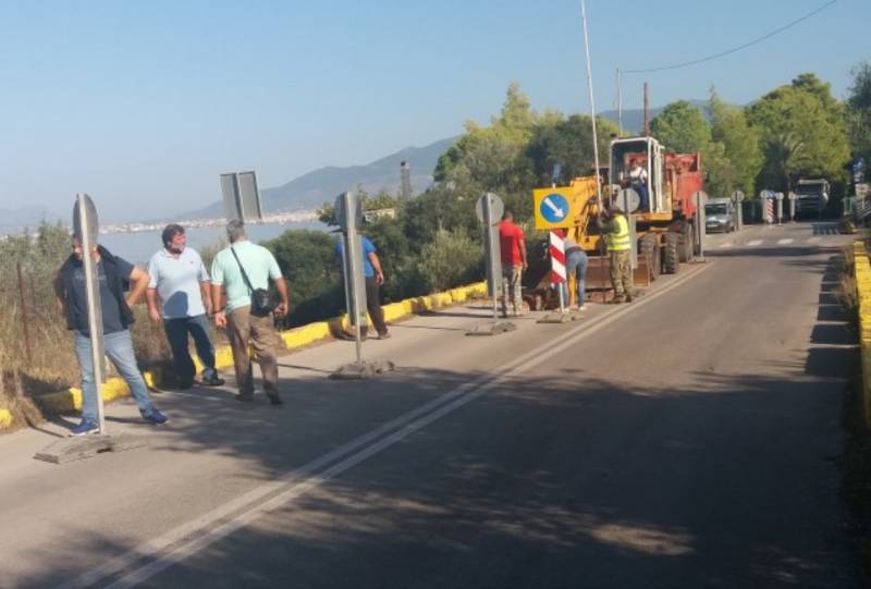 Ολοκληρώνεται η παρέμβαση στη Μικρή Μαντίνεια (βίντεο)