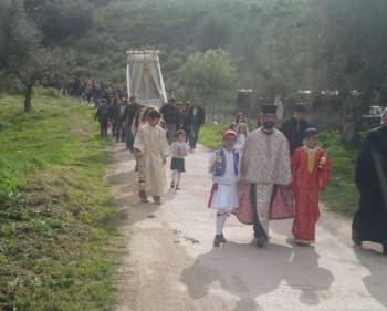 Η γιορτή του Ευαγγελισμού στην Εύα (φωτογραφίες)
