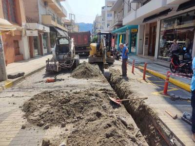 Κλειστή από χθες λόγω έργων η Βασιλ. Ολγας