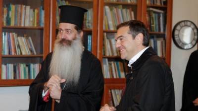 Συναντήσεις Τσίπρα στη Λαμία με Μητροπολίτη Φθιώτιδας και εργαζομένους στο νοσοκομείο
