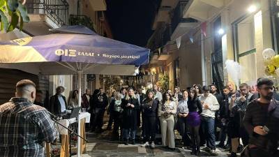 Εγκαινιάστηκε ο νέος χώρος της ΚΝΕ στην Καλαμάτα