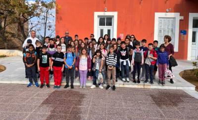 Μαθητές απόλαυσαν το ψηφιακό έκθεμα με τη Ναυμαχία του Ναβαρίνου