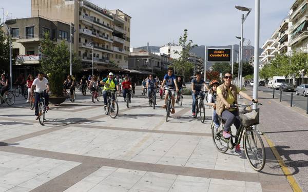Ποδηλατοβόλτα στην Καλαμάτα (φωτογραφίες)
