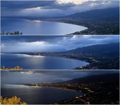 Timelapse: Όταν η νύχτα... πέφτει πάνω από την Καλαμάτα (Βίντεο)