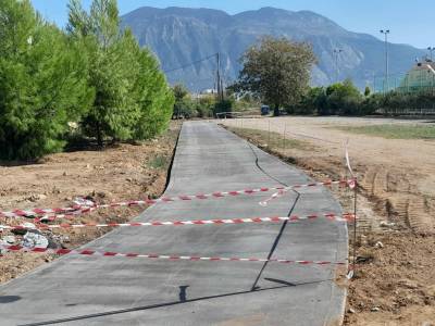 Ποδηλατόδρομος στις εκβολές του Νέδοντα