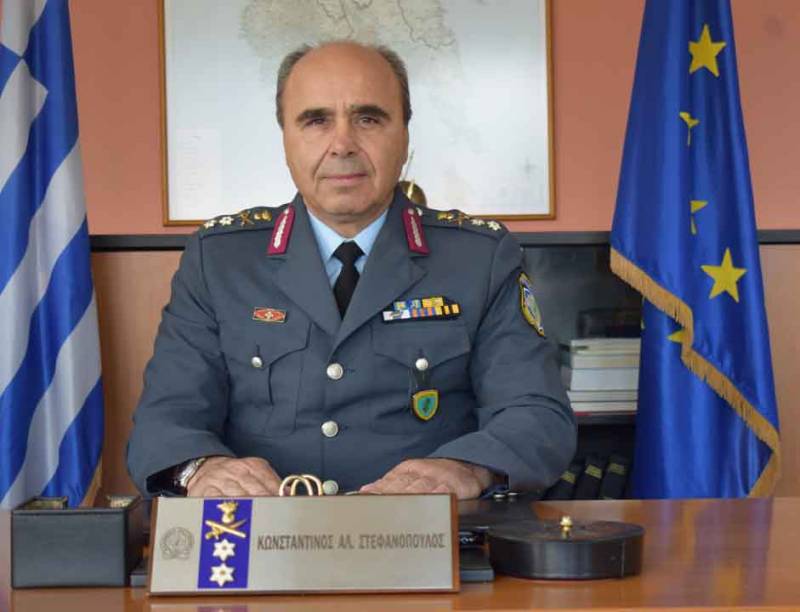 Ευχαριστήριο μήνυμα του αντιστράτηγου ε.α. Κων. Στεφανόπουλου, επίτιμου Γενικού Περιφερειακού Αστυνομικού Διευθυντή Πελοποννήσου