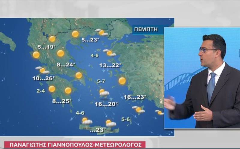 Καιρός: Χωρίς βροχές τουλάχιστον ως την 28η Οκτωβρίου