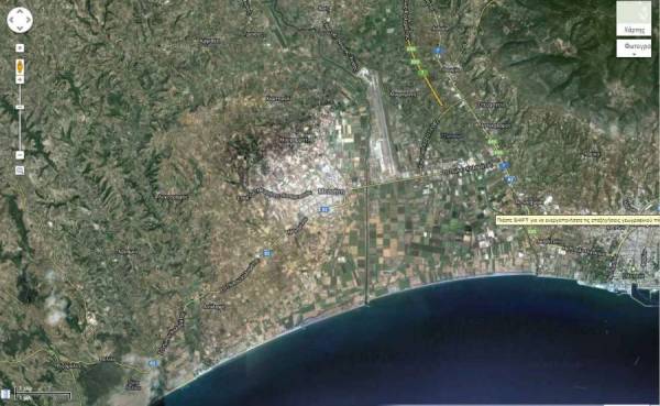 Υπό έλεγχο η φωτιά στα πυρομαχικά του αεροδρομίου της Καλαμάτας