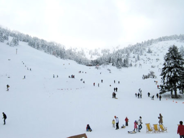 Πρωτοχρονιά στο χιονισμένο Μαίναλο