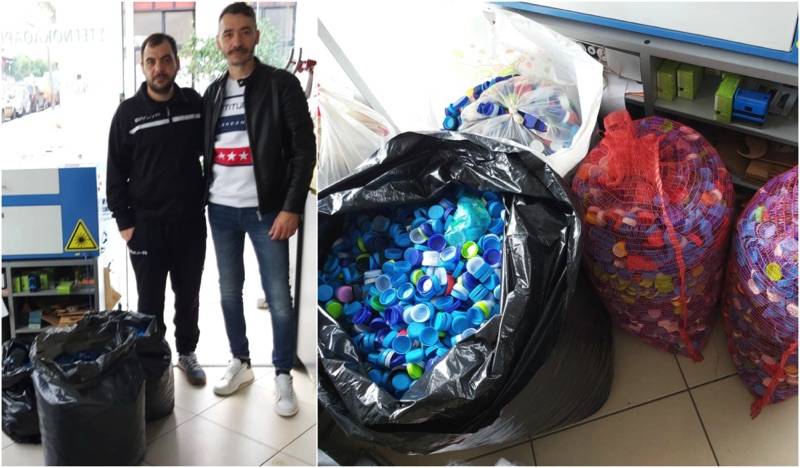 Η "Ε" στηρίζει την συγκέντρωση καπακιών από τον Εμπορικό Σύλλογο Κυπαρισσίας