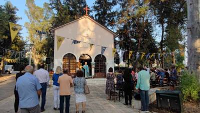 Πανήγυρη στο εκκλησάκι της Αγίας Σκέπης